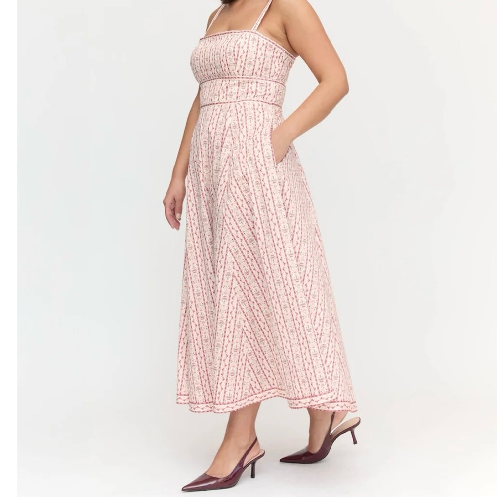 Hill House Margot Dress, Pink Emma Stripe